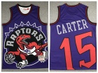 Toronto Raptors #15 Vince Carter Purple Mitchell&Ness Big Face Jersey