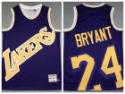 Los Angeles Lakers #24 Kobe Bryant Purple Mitchell&Ness Big Face Jersey