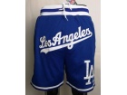 Los Angeles Dodgers Blue Just Don Throwback Baseball Shorts