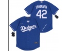 Nike Los Angeles Dodgers 42 Jackie Robinson Blue Cool Base Jersey