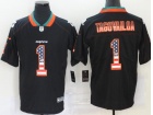 Miami Dolphins #1 Tua Tagovailoa Black Usa Flag Fashion Jersey