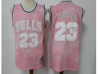 Chicago Bulls #23 Michael Jordan Pink Throwback Jersey