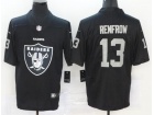 Oakland Raiders #13 Hunter Renfrow Black Logo Limited Jersey