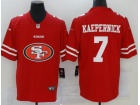 San Francisco 49ers #7 Colin Kaepernick Red Logo Limited Jersey