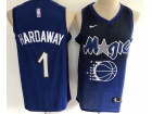 Orlando Magic #1 Penny Hardaway Blue Fashion Jersey