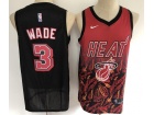 Miami Heat #3 Dwyane Wade Red Fashion Jersey