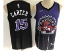 Toronto Raptors #15 Vince Carter Purple Fashion Jersey