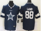 Dallas Cowboys #88 CeeDee Lamb Blue Big Logo Limited Jersey