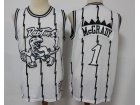 Toronto Raptors #1 Tracy McGrady White With White Logo Jersey