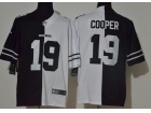 Dallas Cowboys #19 Amari Cooper Black White Limited Jersey