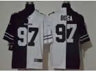 San Francisco 49ers #97 Nick Bosa Black White Limited Jersey