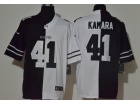 New Orleans Saints #41 Alvin Kamara Black White Limited Jersey