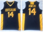 Deutschland Team Germany #14 Dirk Nowitzki Blue Jersey