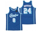 Los Angeles Lakers #8/24 Kobe Bryant Blue Creshaw Jersey