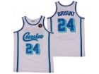 Los Angeles Lakers #24 Kobe Bryant White Creshaw Jersey