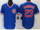 Nike Chicago Cubs #23 Ryne Sandberg Blue Throwback Jersey