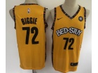 Nike Brooklyn Nets #72 Biggie Yellow Jersey