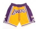 Los Angeles Lakers Kobe Bryant Yellow 1978-2020 Just Don Shorts