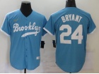 Nike Los Angeles Dodgers #24 Kobe Bryant Blue Brooklyn Jersey