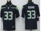 Seattle Seahawks #33 Jamal Adams Blue Vapor Untouchable Limited Jersey