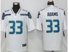 Seattle Seahawks #33 Jamal Adams White Vapor Untouchable Limited Jersey