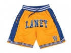 Laney High School Michael Jordan Yellow Throwback Shorts