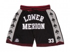 Lower Merion #33 Kobe Bryant Black Throwback Shorts