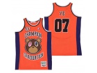 #07 YE Orange Kanye West Graduation Album Cover Basketball Hip Hop Rap Jersey