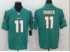 Miami Dolphins #11 DeVante Parker Green Vapor Untouchable Limited Jersey