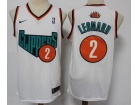 Nike Los Angeles Clippers #2 Kawhi Leonard White With Green Name Jersey