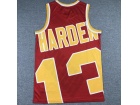 Houston Rockets #13 James Harden Red Mitchell&Ness Big Face Jersey