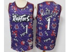 Toronto Raptors #1 Tracy McGrady Purple Hwc Tear Up Pack Swingman Jersey