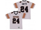 Emmitt Smith #24 High School White Football Jersey