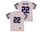 Walter Payton #22 High School White Football Jersey