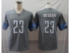 Detroit Lions #23 Jeff Okudah Gray Vapor Untouchable Limited Football Jersey