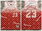 Chicago Bulls #23 Michael Jordan Red Supreme Jersey