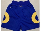 Los Angeles Rams Blue Just Don Shorts