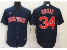 Nike Boston Red Sox #34 David Ortiz Blue Cool Base Jersey