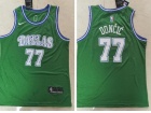 Nike Dallas Mavericks #77 Luka Doncic Green Jersey