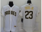 Nike San Diego Padres #23 Fernando Tatis Jr. White Gold Flexbase Jersey