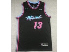 Nike Miami Heat #13 Bam Adebayo Black City Jersey