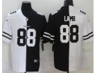 Dallas Cowboys #88 CeeDee Lamb Black White Spilte Jersey