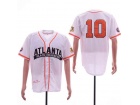 Atlanta Black Pelicans #10 White Jersey