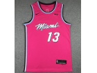 Nike Miami Heat #13 Bam Adebayo Pink Jersey