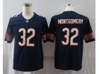 Chicago Bears #32 David Montgomery Blue Limited Jersey