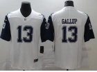 Dallas Cowboys #13 Michael Gallup White Thanksgiving Mens Vapor Untouchable Limited Jersey