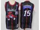 Toronto Raptors #15 Vince Carter Black Throwback Jersey