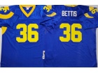 St.Louis Rams #36 Jerome Bettis Blue Throwback Jersey