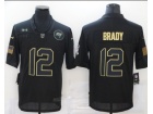 Tampa Bay Buccaneers #12 Tom Brady Black Salute to Service Limited Jersey