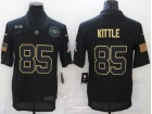 San Francisco 49ers #85 George Kittle Black Salute to Service Limited Jersey